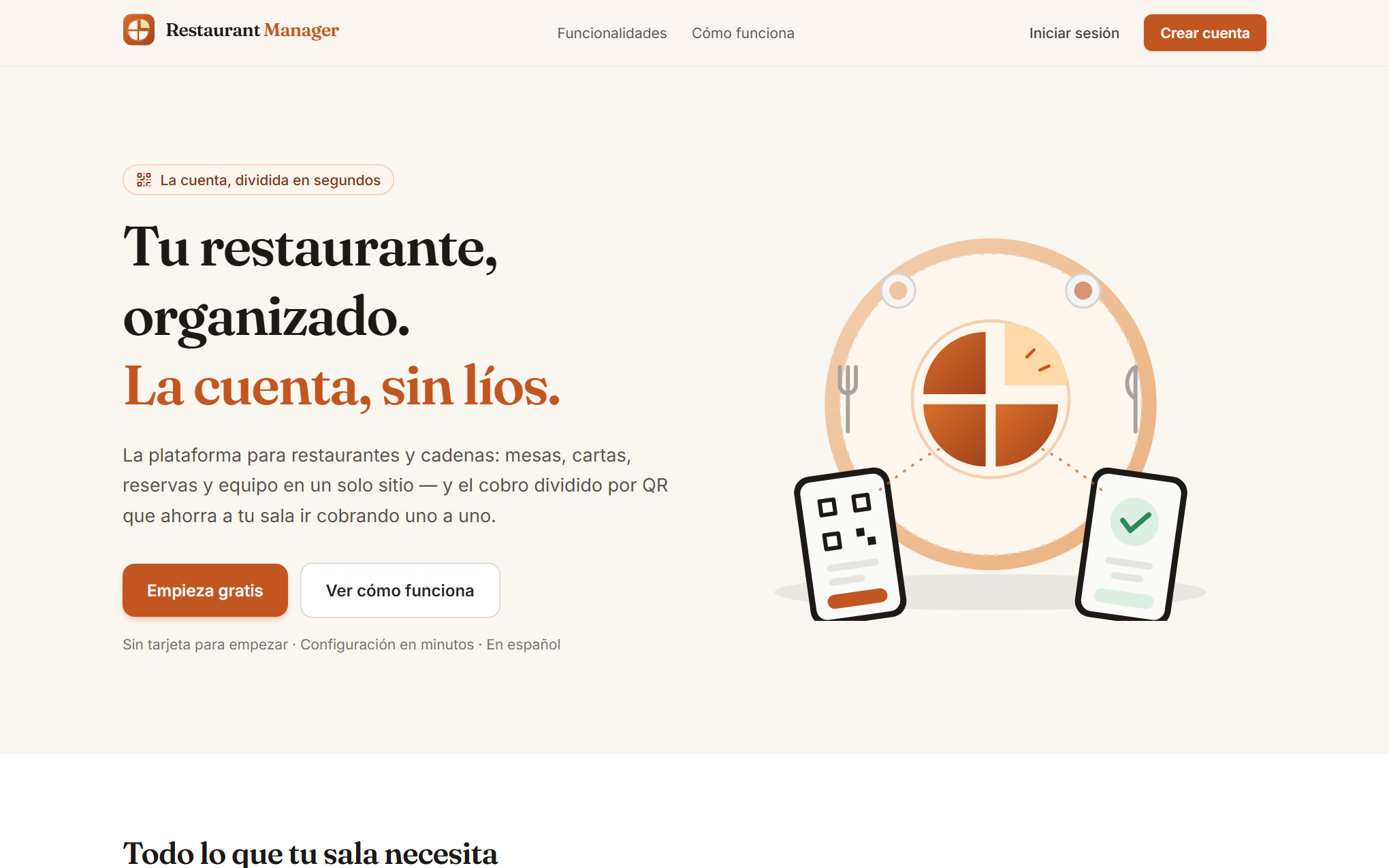 Landing page